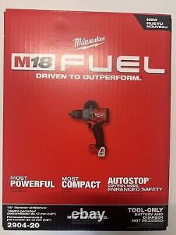 Milwaukee M18 FUEL 18 V Cordless Hammer Drill Driver 2904-20 TOOL ONLY