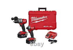 Milwaukee M18 FUEL Hammer Drill Driver & Impact Driver 2 Tool Combo Kit 2997-22