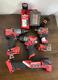 Milwaukee Set Of 4 Tools + Charger And Batteries Drivers, Multi Tool