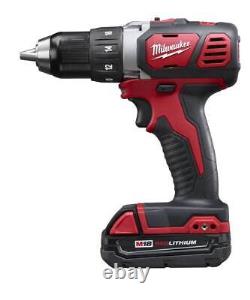 Milwaukee Tool 2606-22CT M18 18-Volt Lithium-Ion 1/2 Drill Driver Compact Kit