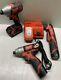 Milwaukee Tools 3pc Drill Driver And Ratchet Combo Set 18v And 12v