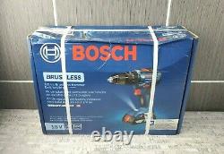 NEW Bosch GSB18V-490B12 1/2 Brushless Hammer Drill Driver Tool Kit Sealed