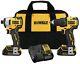 New! Dewalt Xr 20-volt Max Brushless 2-tool Combo Kit (dck278c2)