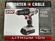 New In Box Porter-cable 20v Max Cordless Drill/driver 1/2-inch Tool Kit Pcc601lb