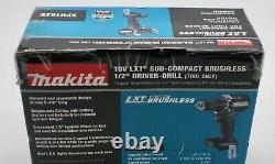 NEW Makita 18V LXT Sub-Compact Brushless 1/2 Driver-Drill (Tool Only) (XFD15ZB)
