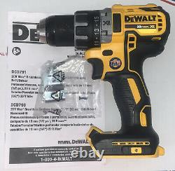 New Dewalt DCD791B 20V Max XR 1/2 Brushless Drill Driver Barr Tool