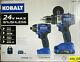 New Kobalt 2-tool Combo Impact & Drill 43308-8247 24v Max Brushless Qik Sh