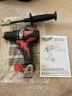New Milwaukee 2902-20 M18 Cordless Brushless 1/2'' Hammer Drill/Driver Tool Only