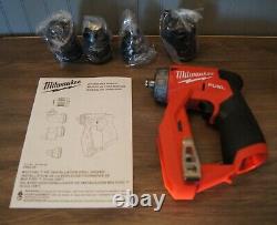 New! Milwaukee M12 Fuel 12V Installation Drill/Driver Set (2505-22) Tool Only