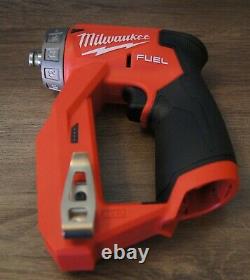 New! Milwaukee M12 Fuel 12V Installation Drill/Driver Set (2505-22) Tool Only