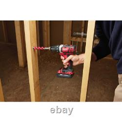 New Milwaukee M18 Drill Driver 18-Volt Lithium-Ion Cordless 1/2 in. (Tool-Only)