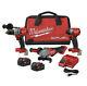 New! Milwaukee M18 Fuel 3-tool Combo Kit With(2) 5.0 Ah Batteries 2997-22+grinder