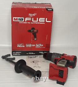 New Milwaukee M18 Fuel Cordless 1/2 Hammer Drill/Driver 2804-20 TOOL ONLY