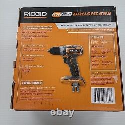 New! Ridgid 18V Subcompact Cordless Brushless 1/2 in. Hammer Drill/Driver R8711B