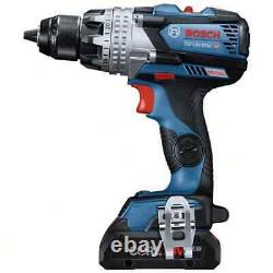 New Sealed Bosch 18V 1/2 in Keyless Brushless Drill/Driver Set+2 Battery+Charger