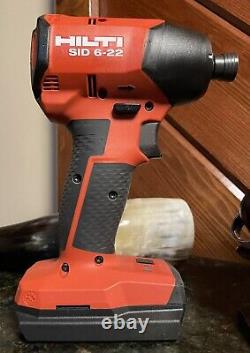 New Sid 6 HILTI NURON SID 6-22 Brushless Cordless Impact Drill Driver, TOOL ONLY
