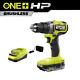 One+ Hp 18v Brushless Cordless 1/2 In. Drill/driver Kit With (2) 2.0 Ah High Per