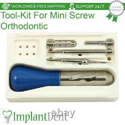 Orthodontic Morelli Tool Kit For Mini-Screw Titanium TADS Driver Drill Key