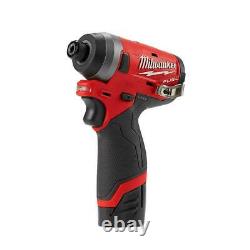 PACKOUT Milwaukee 2598-22PO M12 FUEL 2-Tool Hammer Drill Impact Driver Kit NEW