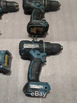 PACK OF 4 Makita Drills XFD06 XPH06 XPH01 and Multi Tool XMT03