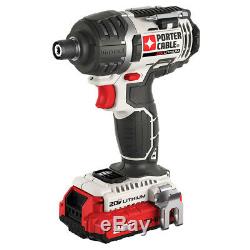 Porter-Cable PCCK602L2 20V MAX Cordless Hex Lithium-Ion 2-Tool Combo Kit
