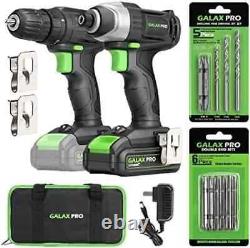 Professional-Grade Cordless Drill Driver & Impact Driver Bundle with Accessories