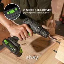 Professional-Grade Cordless Drill Driver & Impact Driver Bundle with Accessories