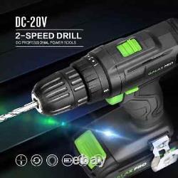 Professional-Grade Cordless Drill Driver & Impact Driver Bundle with Accessories