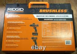 (RI4) Rigid R92082 18V Brushless 2-Tool Hammer Drill & Impact Driver Combo Kit