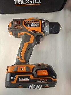 RIDGID 18V Cordless 2-Tool Combo Kit Drill/Driver, Impact Driver Used Set -