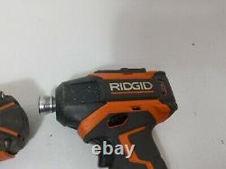 RIDGID 18V Hammer Drill R8611503, Impact Driver R86038 Tools