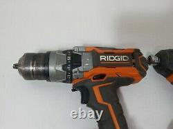 RIDGID 18V Hammer Drill R8611503, Impact Driver R86038 Tools