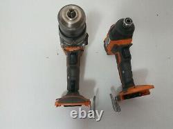 RIDGID 18V Hammer Drill R8611503, Impact Driver R86038 Tools Only