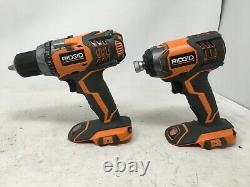 RIDGID 18-Volt Lithium-Ion Cordless Drill/Driver and Impact Driver Tools Only