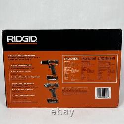 RIDGID R92721 18V Cordless 2-Tool Combo Kit with Drill/Driver, Impact Driver