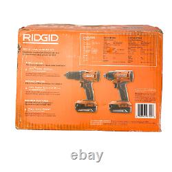 RIDGID R9272 2-Tool Combo with 1/2 in. Drill/Driver, 1/4 in. Impact Driver