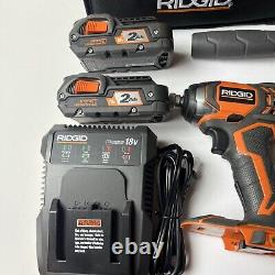 RIDGID R96021 Combo Tool 2-Tools 18-Volt 2-Batteries Cordless Charger + Bag