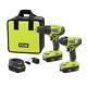 Ryobi One+18v 2-tool Combo Kit With Drill/driver, Impact Driver, Battery& Charger