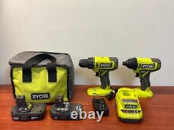 RYOBI ONE+ HP 18V Brushless Cordless 1/2 in. Drill/Driver and Impact (TDW022679)