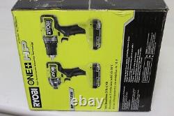 RYOBI PBLCK01K ONE+ HP 18V Brushless Cordless 1/2 Drill Driver & Impact Kit NEW
