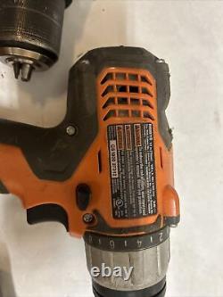 Ridgid R8611501B 18 Volt 1/2 Heavy Duty Hammer Drill / Driver 5? Drill Set A96