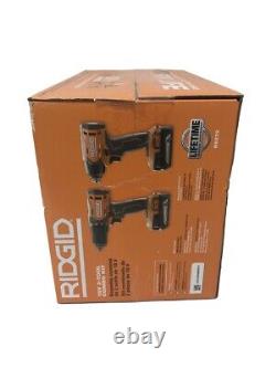 Ridgid R9272 18v 2-tool Combo Kit 1/2 Drill/driver, 1/4 Impact Dr (epj024013)