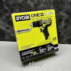 Ryobi ONE+ HP 18V Brushless Cordless Compact 1/2 in. Drill/Driver (TOOL ONLY)