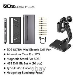 SDS Ultra Plus Mini Electric Drill with Benchtop Press Cordless Rotary Tool