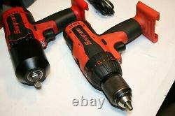 SNAP-ON TOOLS 1/2 CORDLESS IMPACT WRENCH, HAMMER DRILL DRIVER SET + 2xBATTERIES