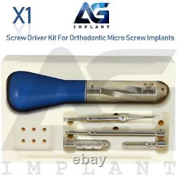 Self Drilling Tool Kit Orthodontic Micro Screw Driver Dental Implant Instrument
