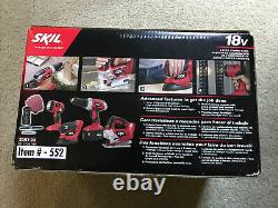 Skil 2887-23 18V Cordless 4-Tool Combo Kit. BRAND NEW IN BOX