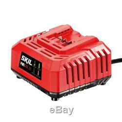 Skil CB739601 20V 4-Tool Combo Kit Drill, Impact Driver, Reciprocating Saw, Light