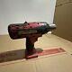 Snap On 1/2 Red Black 18v Cordless Drill / Driver Bare Tool Cdr8850h
