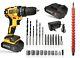 Tools Easy Bull Eb-21vd Brushless Cordless Drill Machine/driver With 2 Batteries